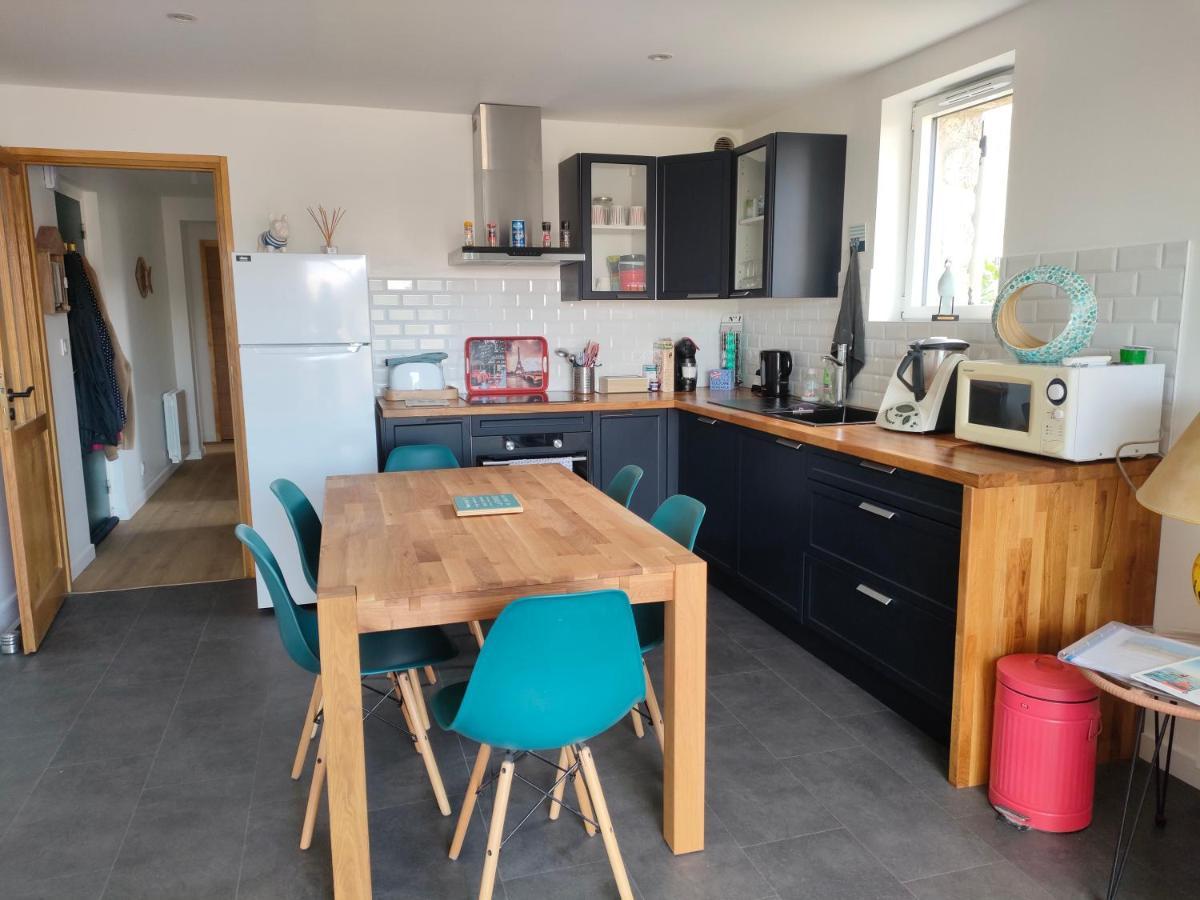 Ref 047 - Bel Appartement Moderne Pour Six Personnes Avec Vue Mer Plage A Pied Kerjouanno ארזון מראה חיצוני תמונה